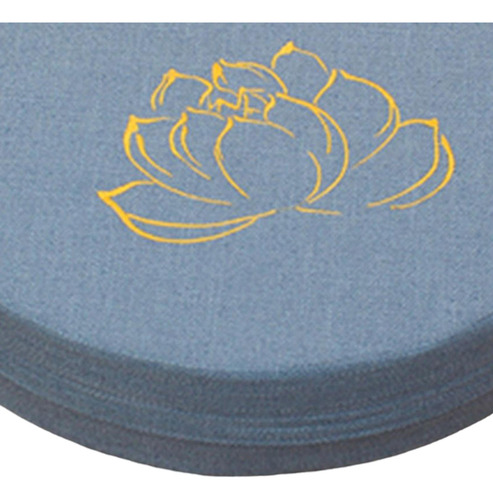 Almofada Redonda Para Meditação Para Ioga, 16 Azul 10cm