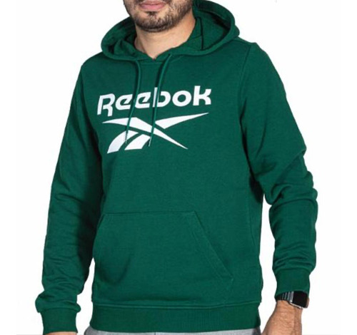 Sudadera Reebok Id French Terry Seasonal Verde Para Hombre