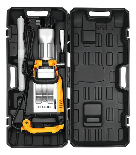 Martelete Demolidor Industrial 1700w Com 2 Cinzéis
