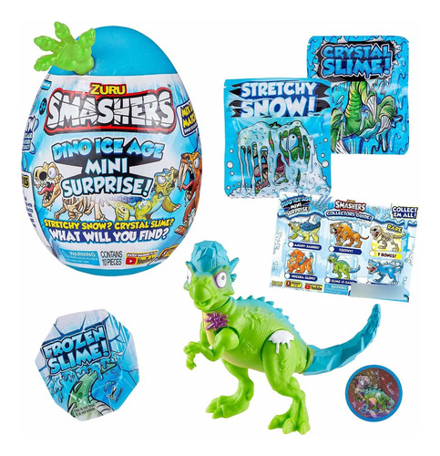 Dinosaurio Smashers Dino Ice Age Mini - Huevo Sorpresa,  Dns