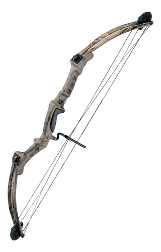 Arco De Poleas Compuesto Leslie 40-65 Lb 005 Deportivo Color Marrón