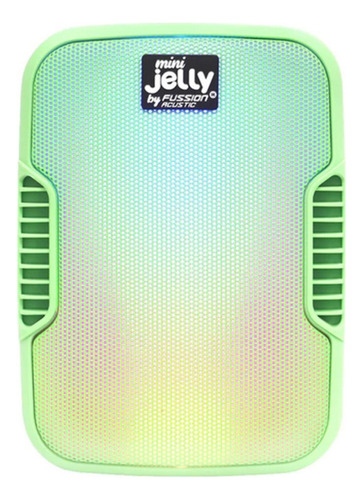 Bocina Fussión, Mini Jelly Colorfull Bluetooth 6 Colores Color Verde Claro