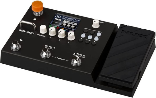 NUX Modeling Guitar & Bass Processor MG-400 - Negro