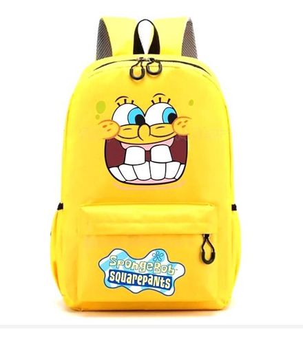 Mochila Bob Esponja Escolar , Disponible, Reforzada