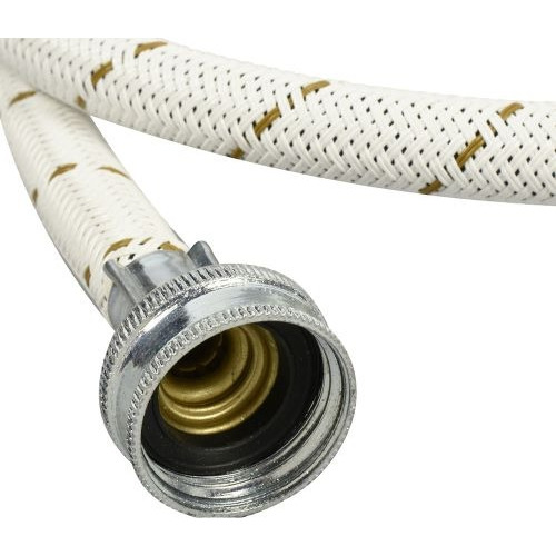 Conector Flexible Para Lavadora Doble Rosca 1.80 M. Blanco