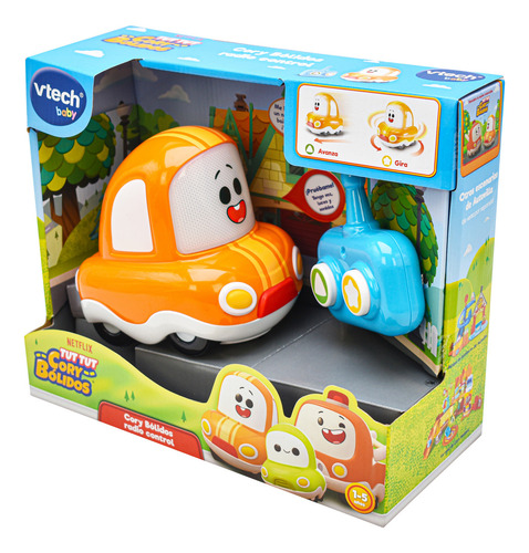 Tut Tut Cory Bolidos Radio Control Luz Y Sonidos Vtech Color Naranja