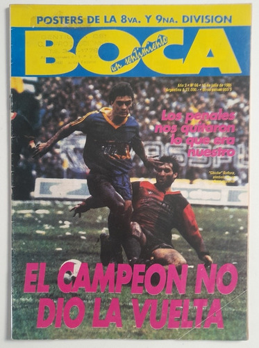 Revista Boca Un Sentimiento 66 Boca Newells Campeon 1991 Fs