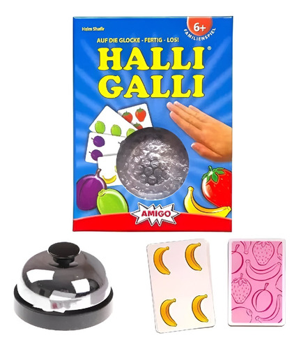 Juego De Mesa Halli Galli Rapidez Visual Familiar Niños