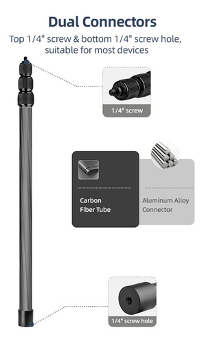 Mic Boom Brazo Para Micrófono Portátil Brazo Extensible De 4