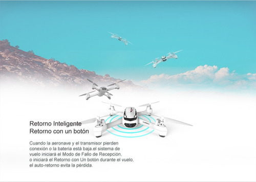 Drone Hubsan X4 Fpv H502s Hd Gps Altimetro Follow Me C/2 Bat