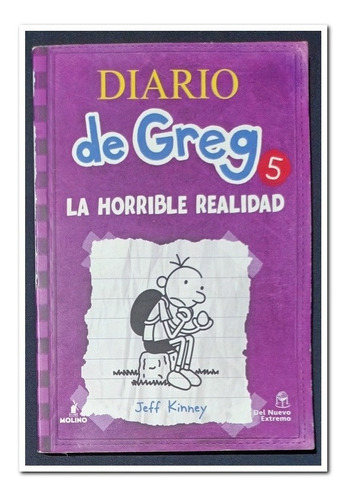 Diario De Greg 5: La Horrible Realidad, Original 1er Edición