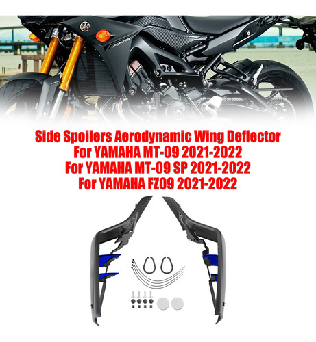 Alerones Laterales P/ Yamaha Mt-09 Sp Fz09 2021-2022.