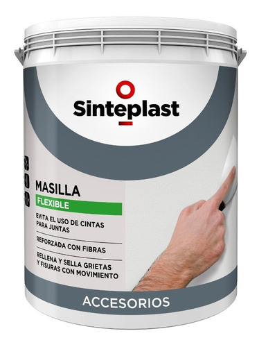 Masilla Flexible Sinteplast 1 K Con Fibra De Vidrio Mm