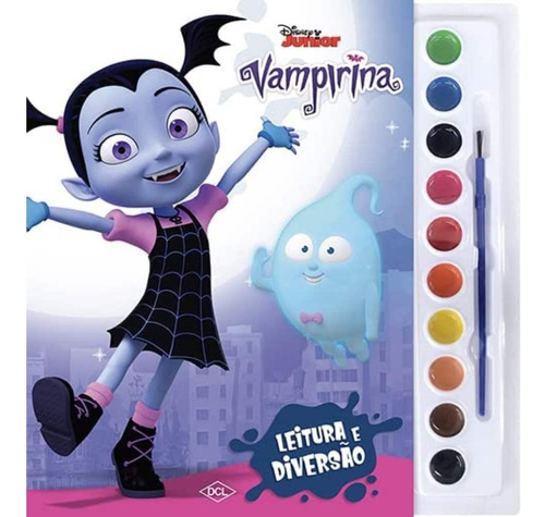 Livro Disney Aquarela - Vampirina - Editora Dcl