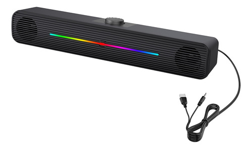 Altavoces Led Para Computadora Con Subwoofer De Bajo Estéreo