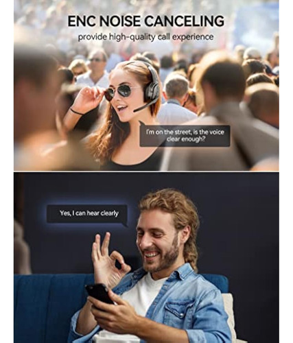 Auriculares Bluetooth Tecknet Trucker, Ai Noise