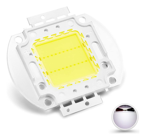 Chip Led 20w 6400k Blanco 20-36v Repuesto Reflector Potencia