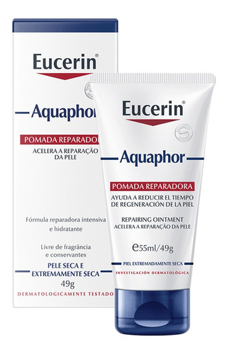 Eucerin Aquaphor Pomada corporal reparadora x 50 ml