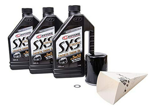 Para Motor: Tusk Kit Cambio Aceite 4 Tiempos Maxima Sxs Sint