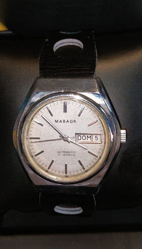 Reloj Automatico Mabaor. Calendario. 100% Acero Inox.