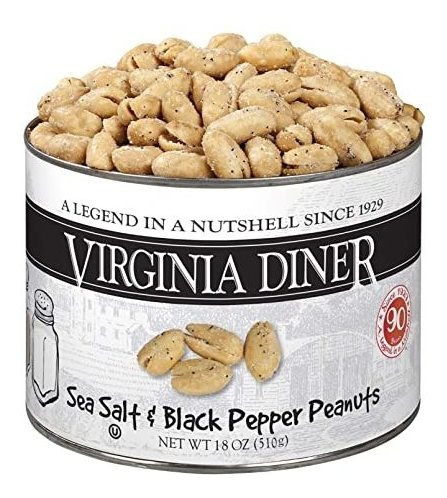 Virginia Diner Mar Sal Y Pimienta Virginia Cacahuetes, De 18