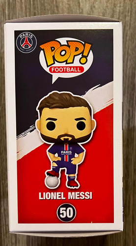 Funko Pop Lionel Messi 50 Paris St Germain. Regalo Navidad (Usado)