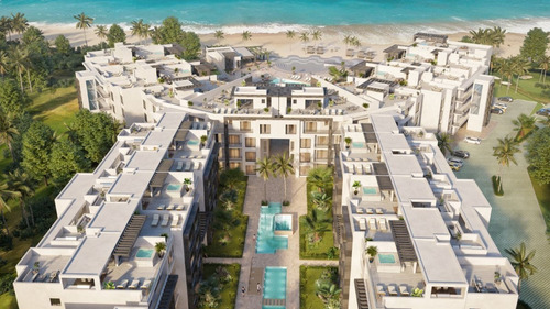 Apartamento En Venta, 1era Linea De Playa, Punta Cana