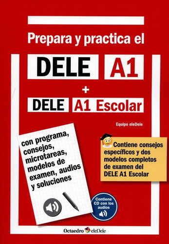 Prepara Y Practica (+cd) El Dele A1+dele A1 Escolar, De Hidalgo De La Torre, Rafael. Editorial Octaedro, Tapa Blanda En Español, 2015
