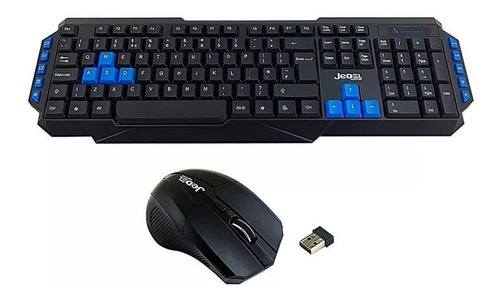 Combo Inalambrico Teclado Y Mouse Tipo Gamer Jedel Ws-808