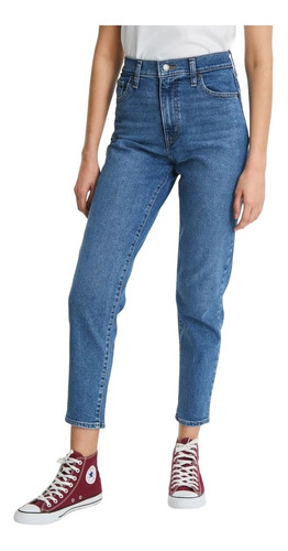 Pantalon Jean Levi's High Waisted Taper Mum Dama Tiro Alto