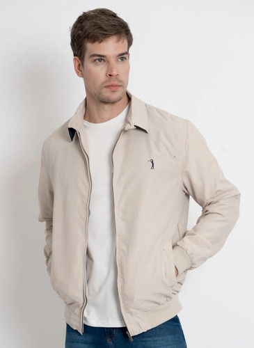Jaqueta Aleatory Com Forro Fleece Bege