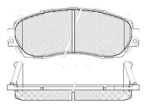 Pastilla De Freno Honda ---crv Iii 2.0-2.2 16v 4wd 07/ Delan