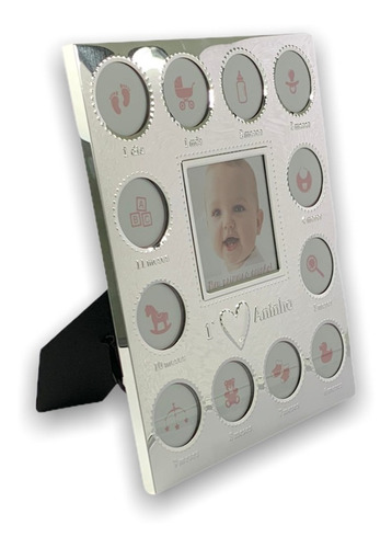 Imagem 5 de 9 de Porta Retrato Primeiro Aninho Do Bebê Meses Decoração Lindo