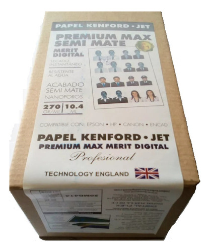 Rollo Papel Fotografico Kenford Semimate Premium Max 24 X100