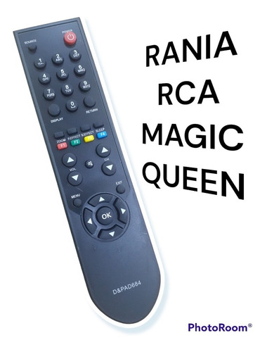Control Remoto Tv  Rania Rca Magic Queen Tienda Fisica 