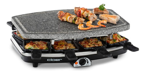 Cloer Parrilla Grill 6430, 1100 W, Acero Inoxidable,