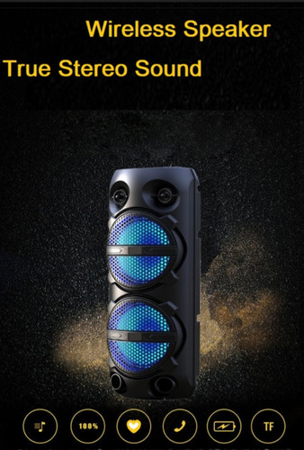 Parlante Portátil Profesional Con Bluetooth Equipo De Sonido