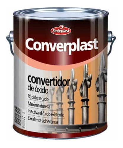 Convertidor De Oxido 1/2 Lt Negro-rojo Converplast 