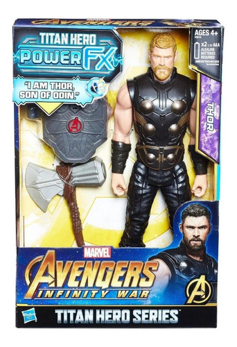 Thor Marvel Avengers Figura Accion Hasbro Titan Hero Powerfx