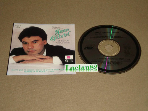 Juan Gabriel 14 Exitos Originales Para Ti 1987 Ariola Cd Usa