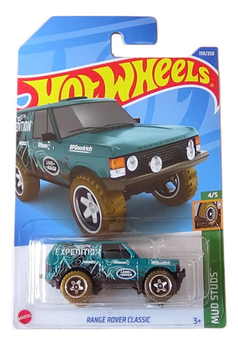 Hot Wheels Range Rover Classic Mud Studs Mattel Nuevo