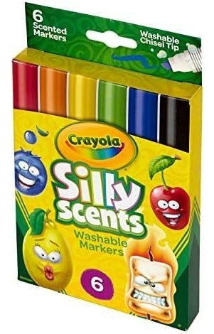 Imagen 2 de 12 de Marcadores Con Aromas Crayola Silly Scents X6u Pack X1