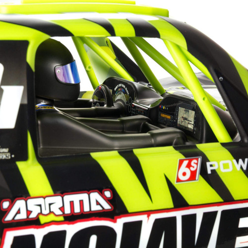 Camión Rc Arrma Mojave 6s V2 4wd Blx 1/7 Rtr Con Spektrum Fi Color Green/black