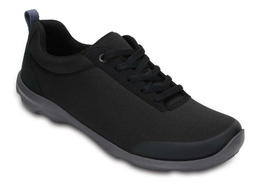 Tenis Crocs Dama Busy Day Stretch Lace-up Negro