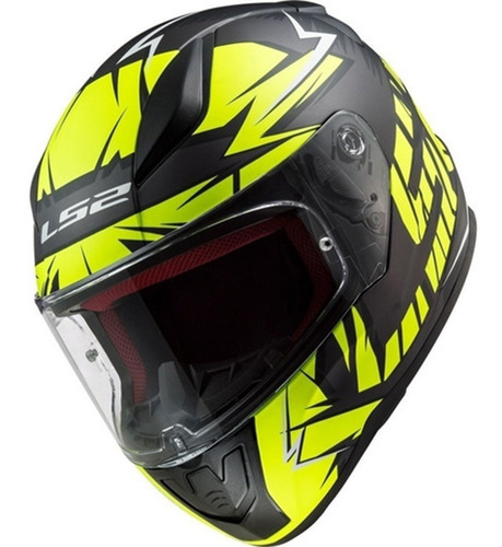 Imagen 3 de 7 de Casco Ls2 Ff 353 Rapid Grid White Red Novedad Devotobikes