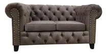 Comprar Sofa Chester Sillon Chesterfield 2 Cuerpos Pana Ip, Premium