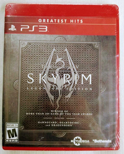 The Elder Scrolls Skyrim Ps3 Playstation 3 Envío Inmediato!