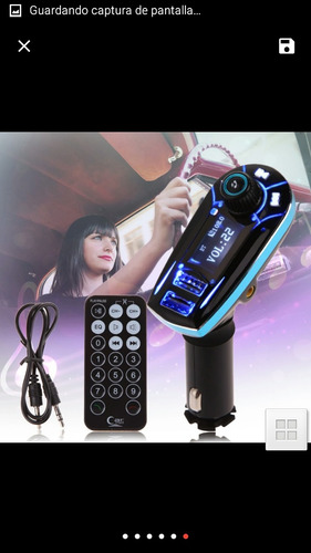 Transmisor Fm, Bluetooth Reproductor Mp3