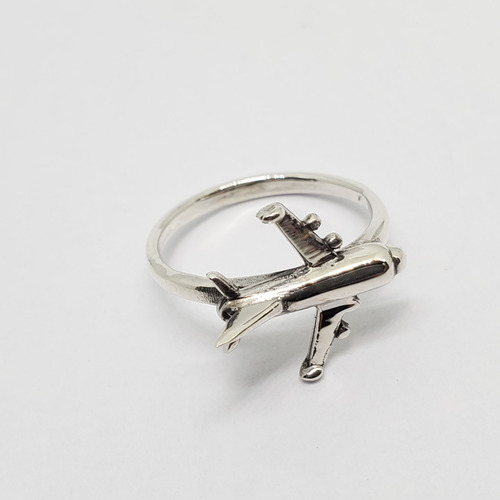 Imagen 4 de 7 de Anillo Plata Avion