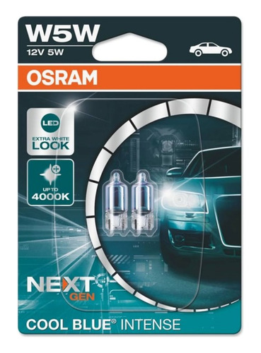 Bombillos 158 W5w Osram Cool Blue Next Generation X2